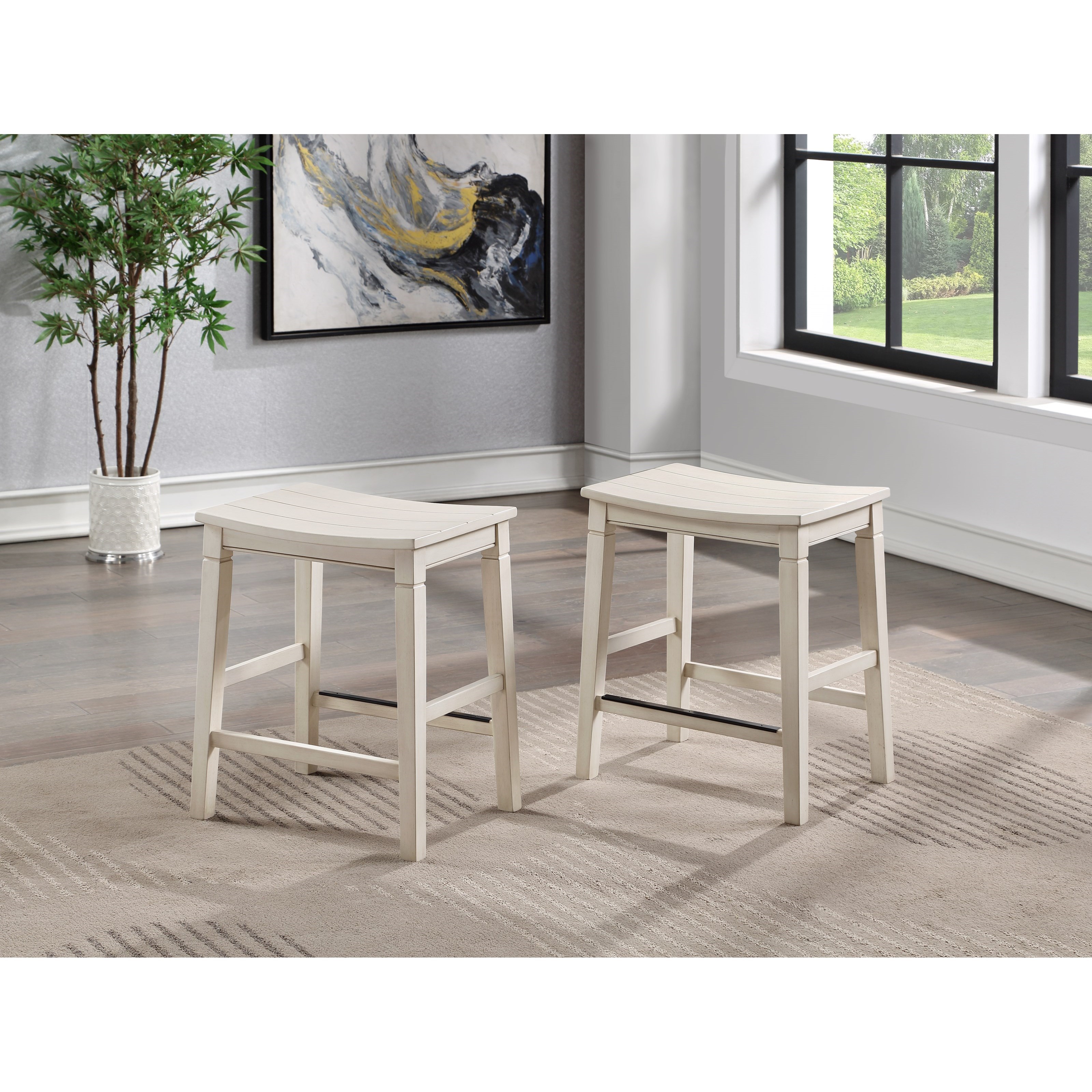 Steve Silver Lakewood 672970875 Farmhouse 5 Piece Pub Table Set